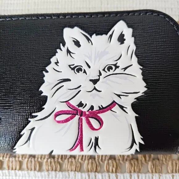 Kate Spade Whiskers Small Slim Bifold Wallet KI713 - Picture 9 of 11